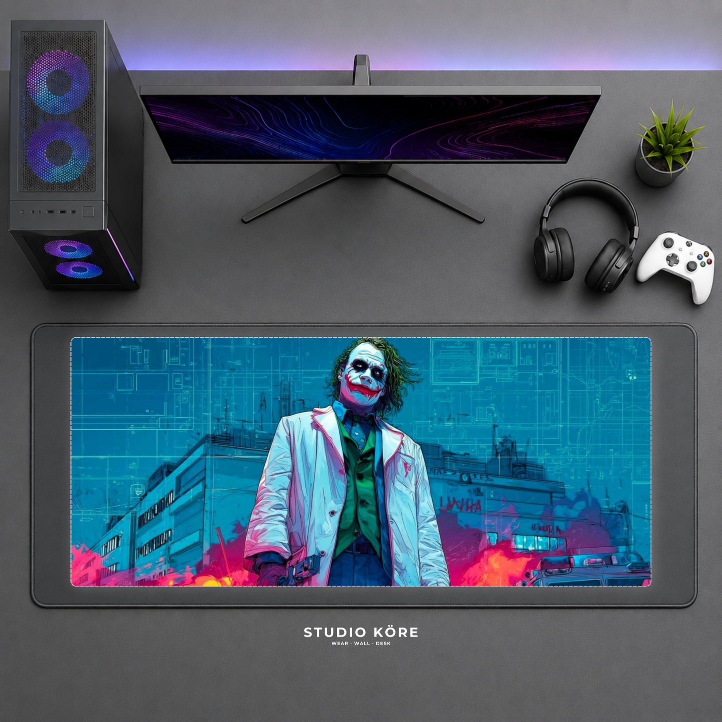 Gamer Pad Mouse XL 60×30 cm – Joker Vol1