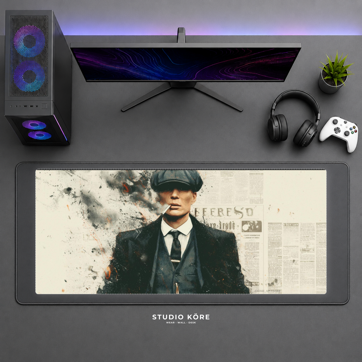 Gamer Pad Mouse XL 60×30 cm – Peaky Blinders Vol1