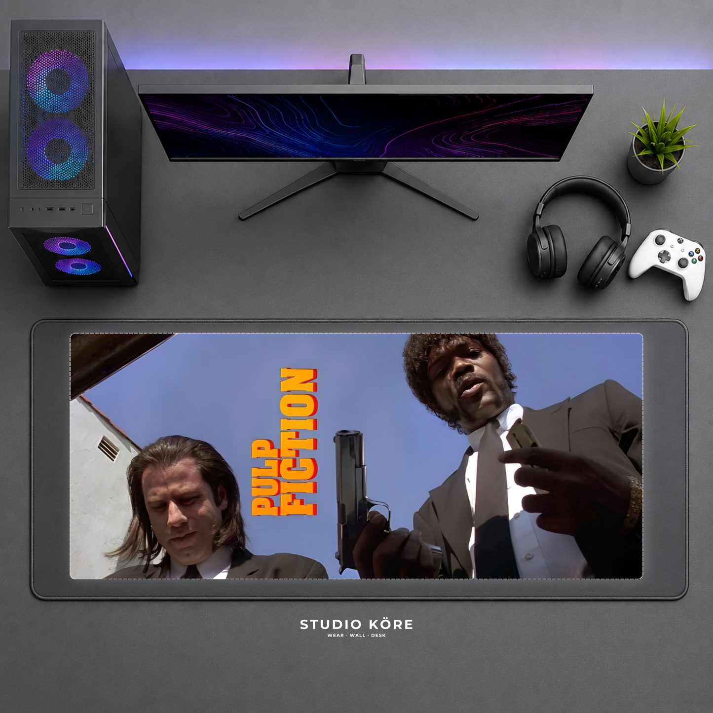 Gamer Pad Mouse XL 60×30 cm – Pulp Fiction