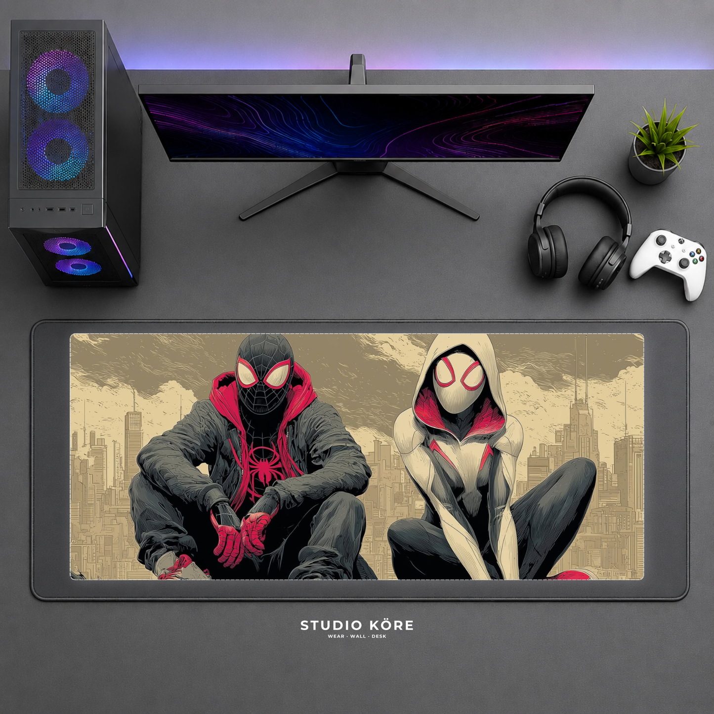 Gamer Pad Mouse XL 60×30 cm – Spiderman Vol1