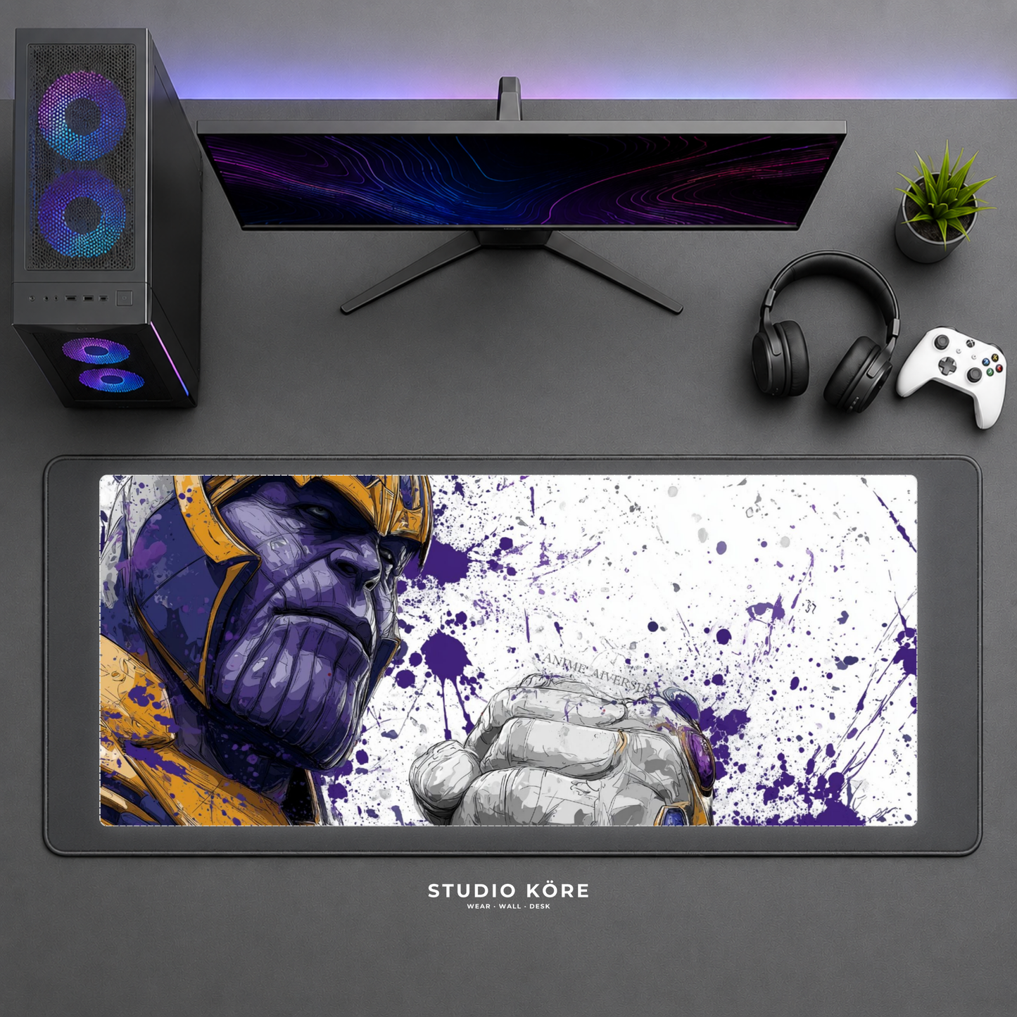 Gamer Pad Mouse XL 60×30 cm – Thanos