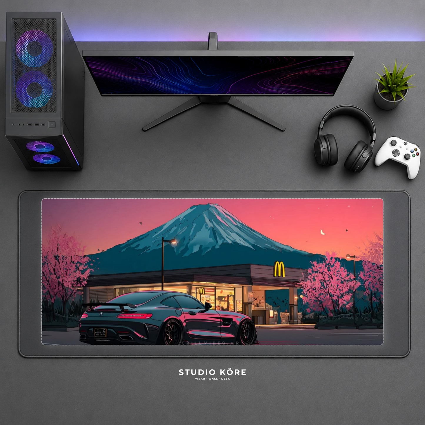 Gamer Pad Mouse XL 60×30 cm – Anime Japón Lofi