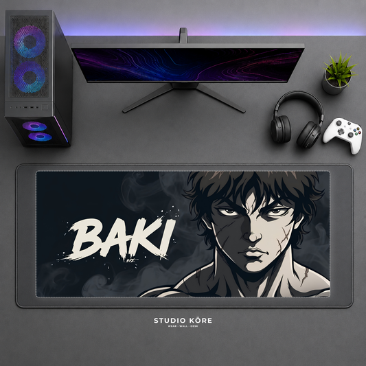 Gamer Pad Mouse XL 60×30 cm – Baki Hanma