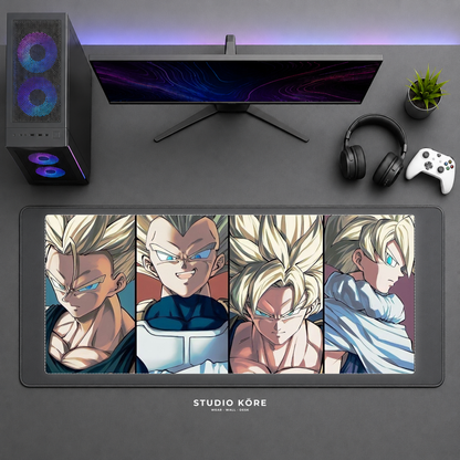Gamer Pad Mouse XL 60×30 cm – Dragon Ball Vegeta Evoluciones