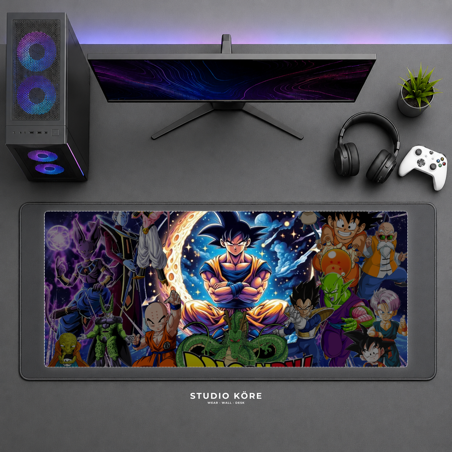 Gamer Pad Mouse XL 60×30 cm – Dragon Ball Z Universo