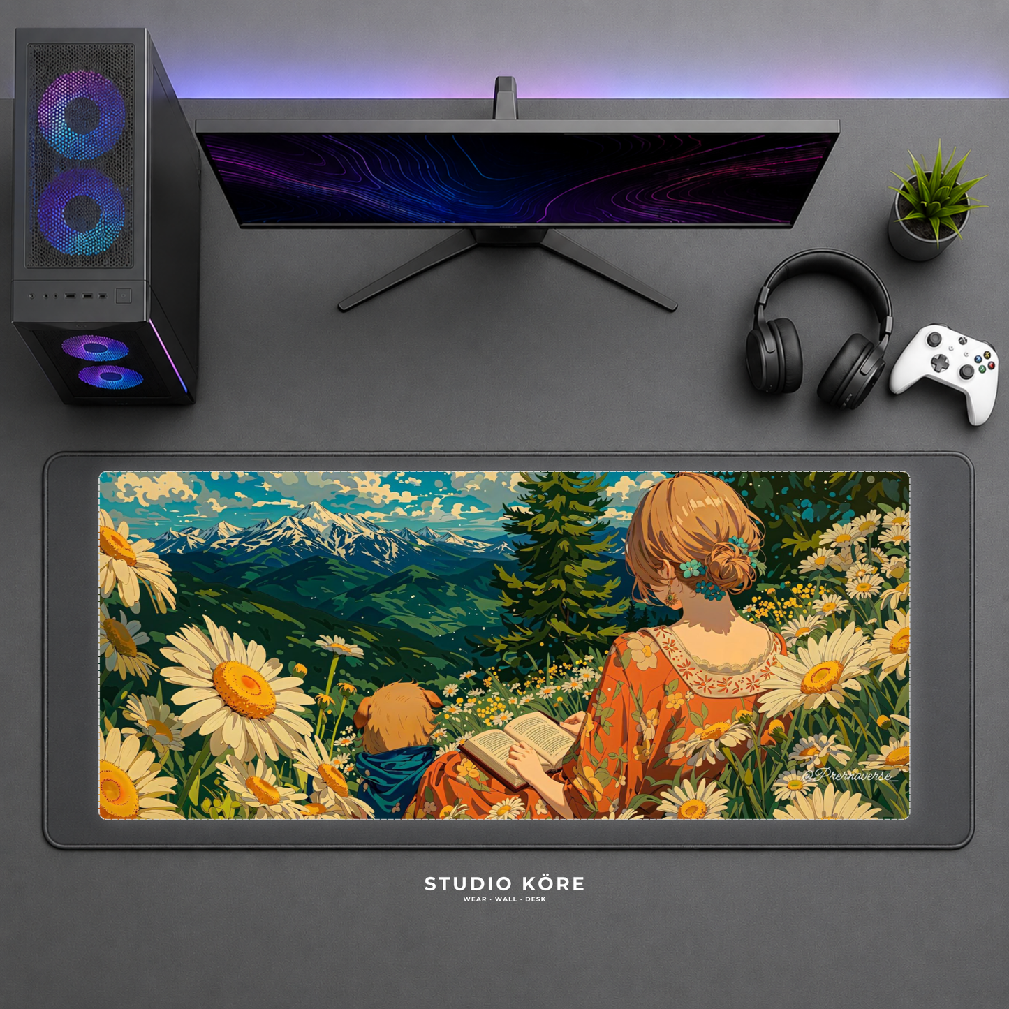 Gamer Pad Mouse XL 60×30 cm – Lecturas entre Montañas