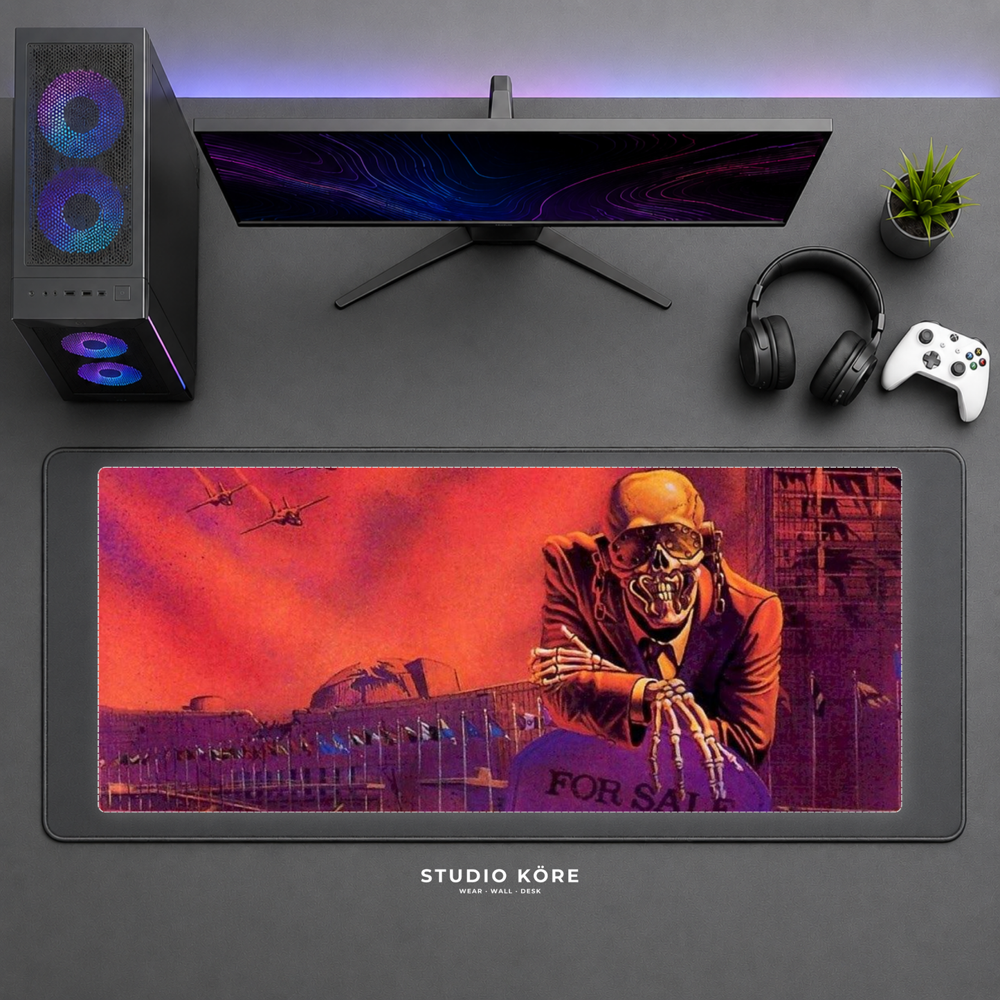 Gamer Pad Mouse XL 60×30 cm – Megadeth 2