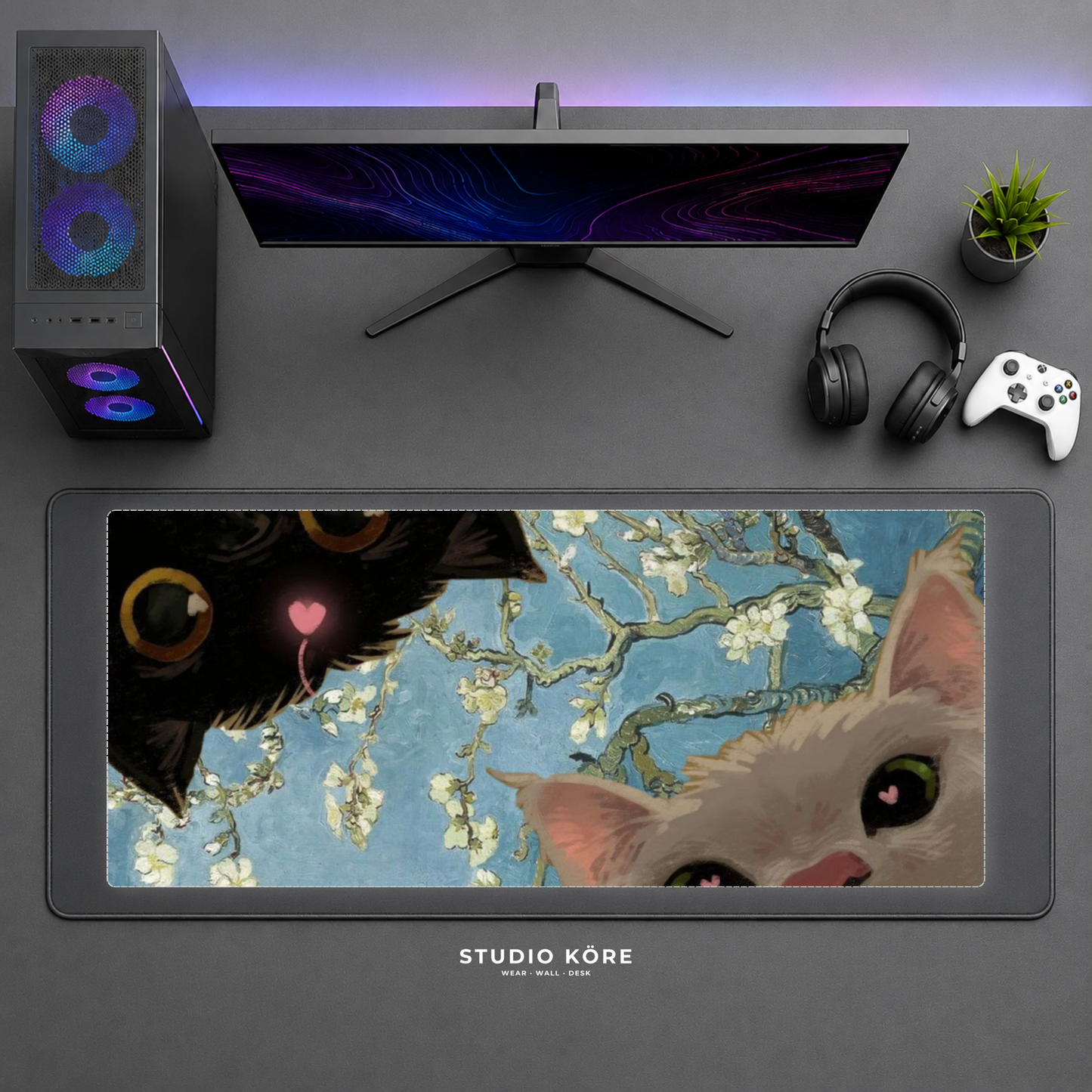 Gamer Pad Mouse XL 60×30 cm – Michis entre Almendros