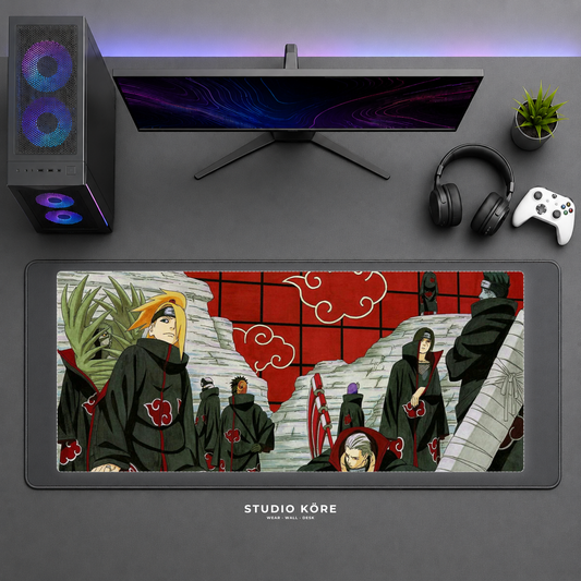 Gamer Pad Mouse XL 60×30 cm – Naruto Akatsuki
