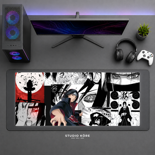 Gamer Pad Mouse XL 60×30 cm – Naruto Itachi Akatsuki