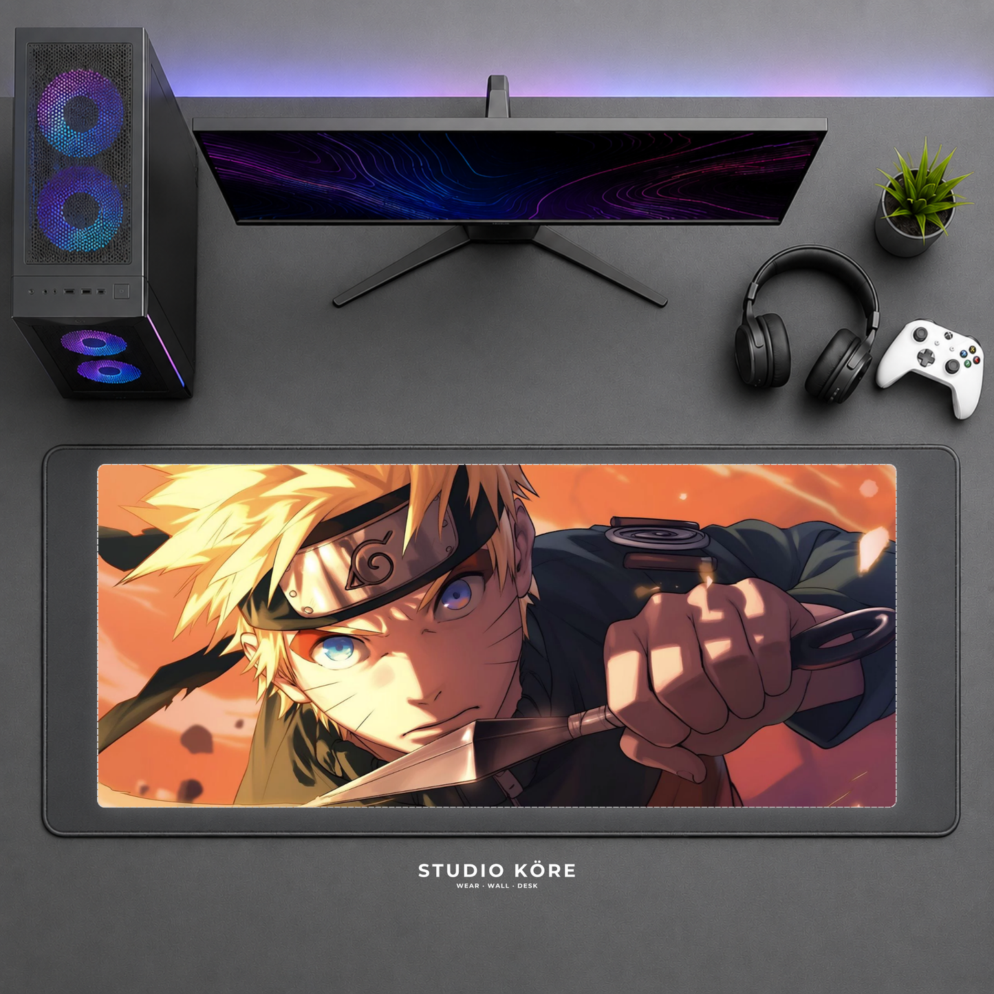 Gamer Pad Mouse XL 60×30 cm – Naruto Uzumaki