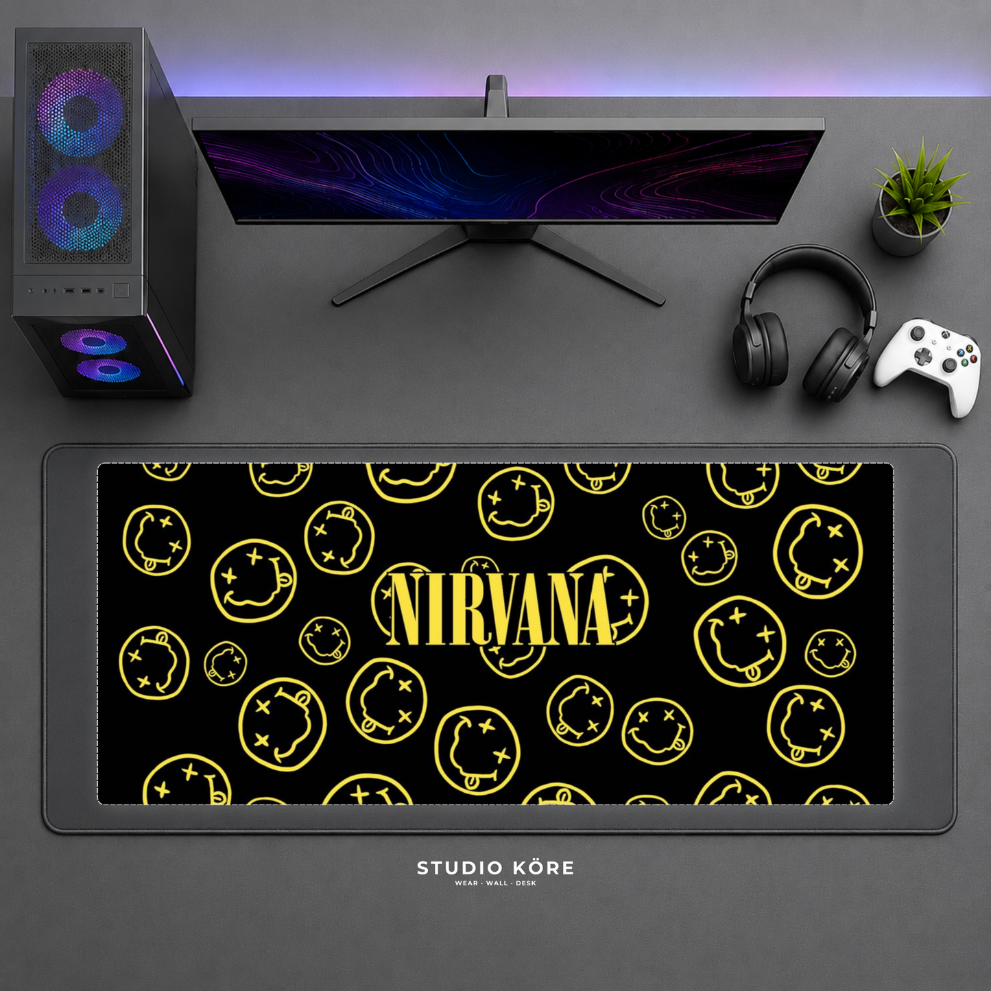 Gamer Pad Mouse XL 60×30 cm – Nirvana