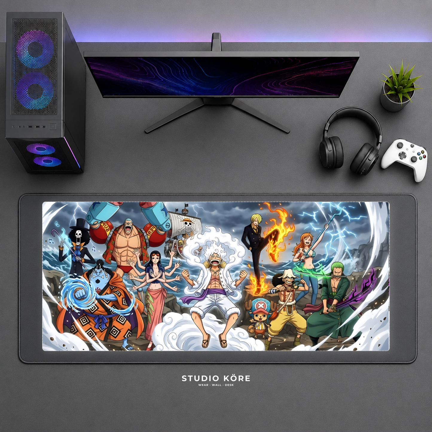 Gamer Pad Mouse XL 60×30 cm – One Piece Gear 5
