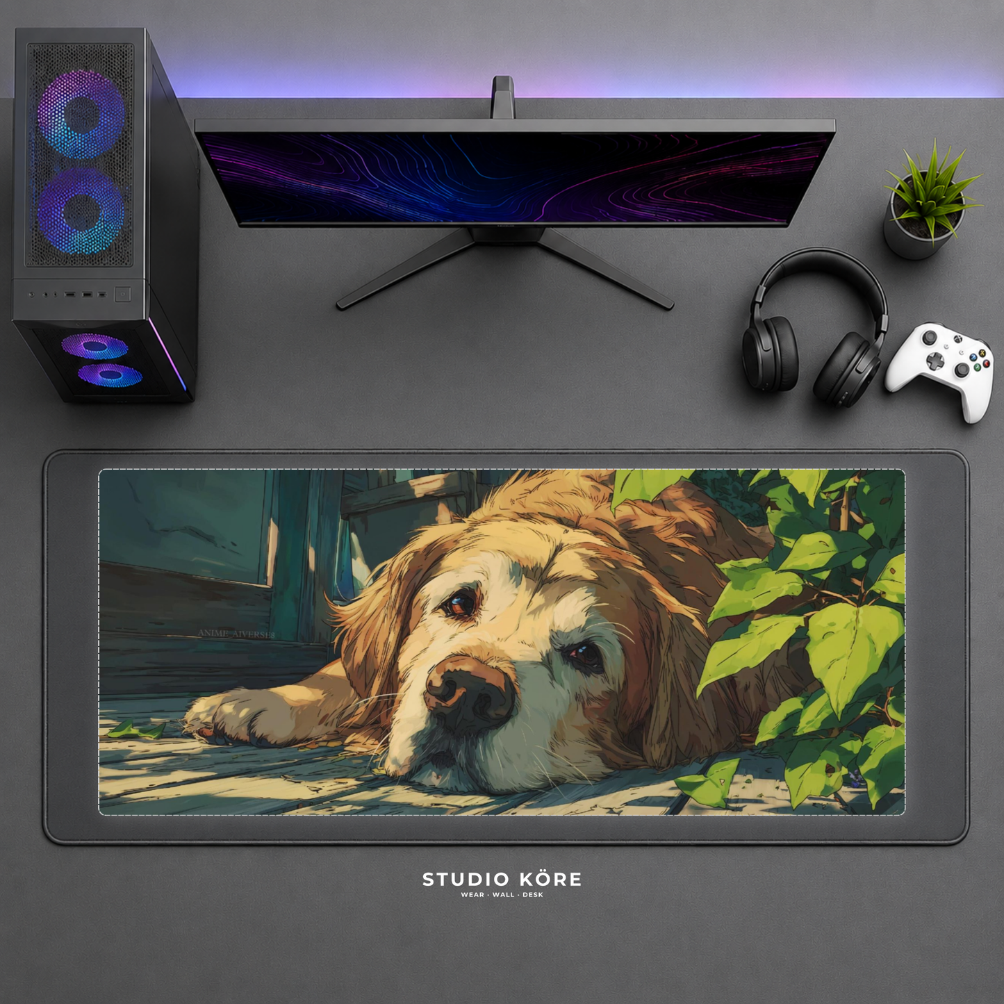 Gamer Pad Mouse XL 60×30 cm – Siesta del Guardián