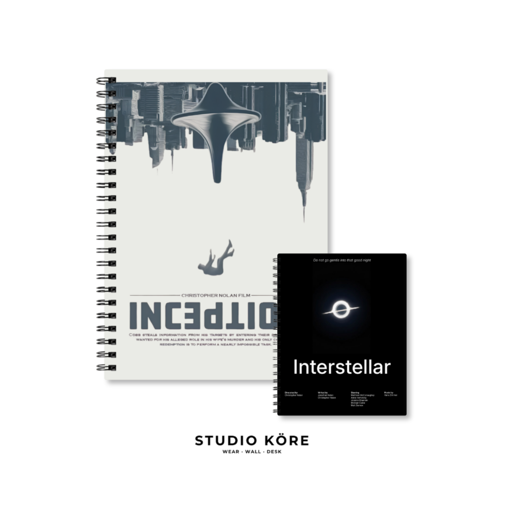 Combo Inception + Interstellar: Agenda + Mini Agenda de Bolsillo