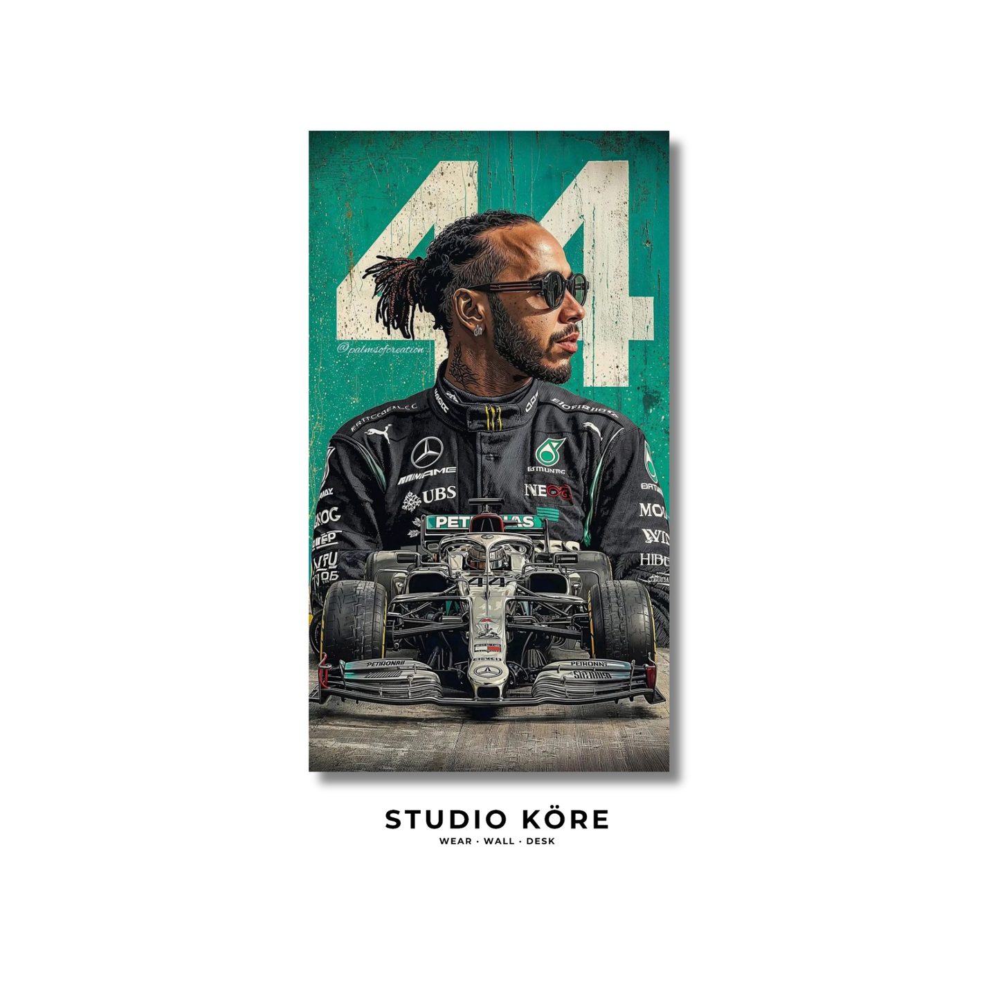 Cuadro Lewis Hamilton Vol2 Decorativo Premium