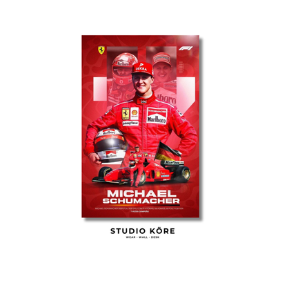 Cuadro Michael Schumacher Decorativo Premium