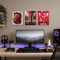Set de 3 Posters Metalizados 30×20 cm Ferrari F1
