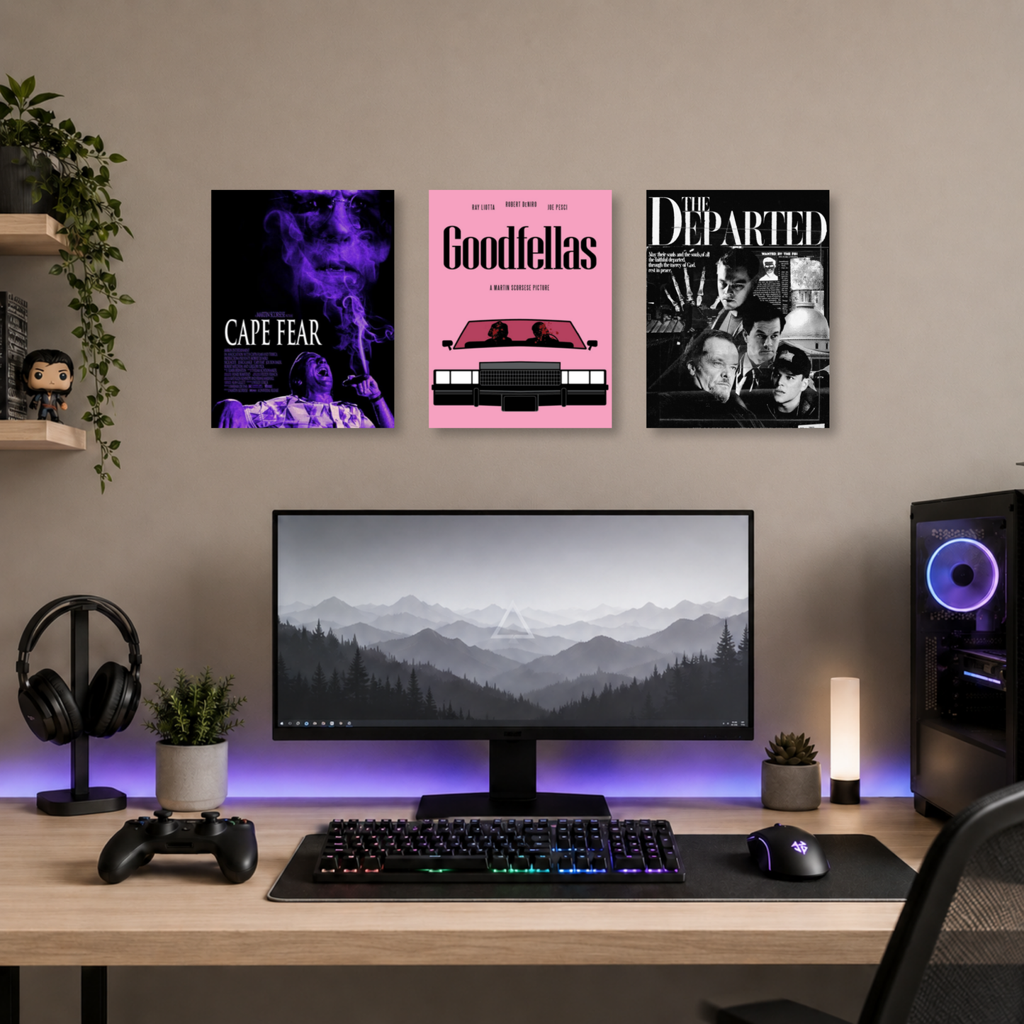 Set de 3 Posters Metalizados 30×20 cm Scorcese Vol2