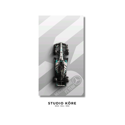 Cuadro Scuderia Mercedes Decorativo Premium