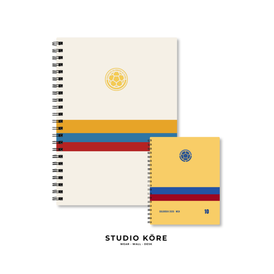 Combo Selección Colombia Blanco: Agenda + Mini Agenda de Bolsillo