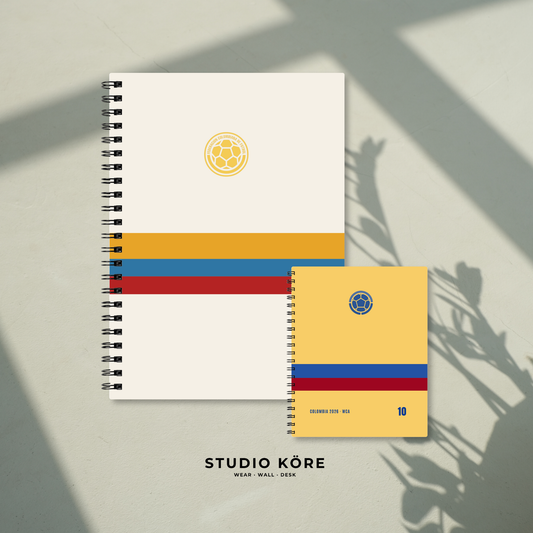 Combo Selección Colombia Blanco: Agenda + Mini Agenda de Bolsillo
